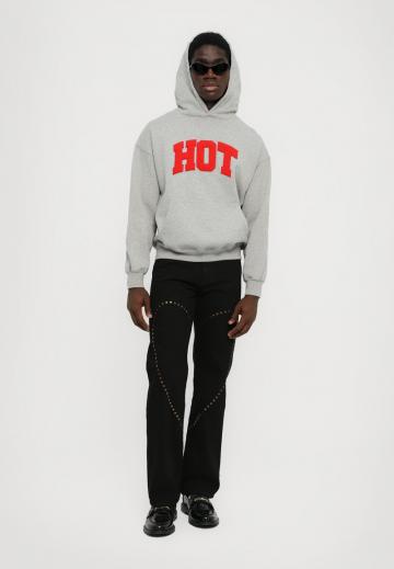 Пуловер с капюшоном