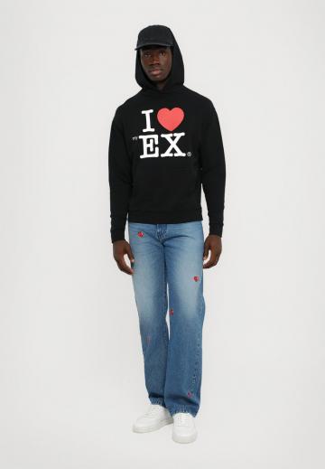 Пуловер с капюшоном