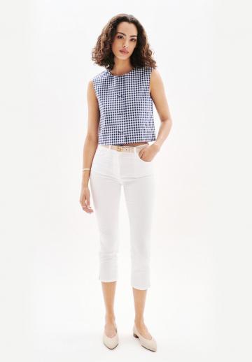 Блузка без рукавов