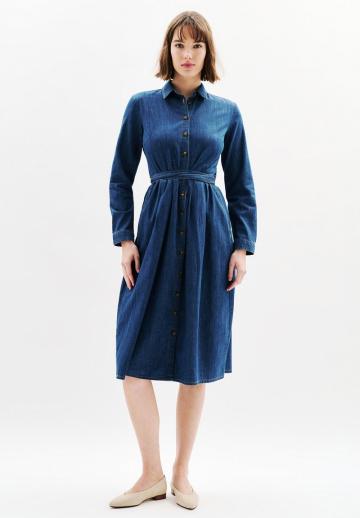 Джинсовое платье