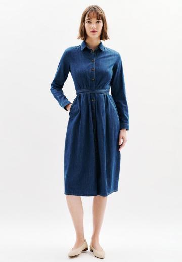 Джинсовое платье
