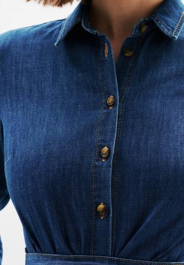 Джинсовое платье