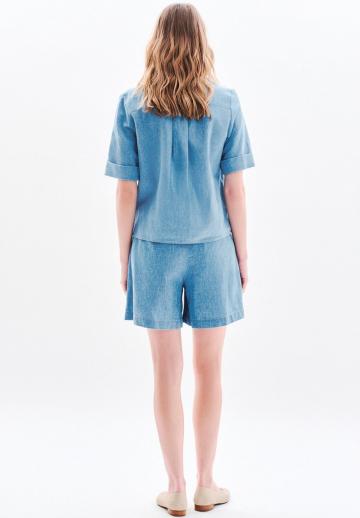 Джинсовая блузка