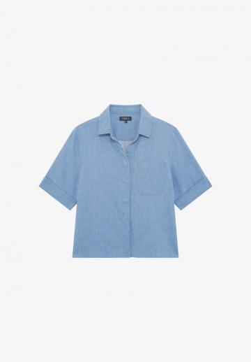 Джинсовая блузка