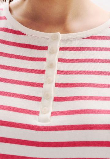 Пуловер в полоску