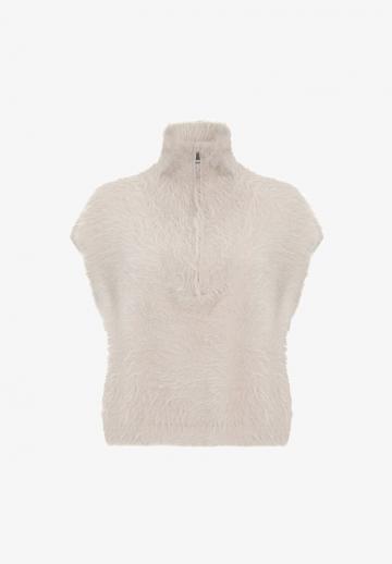 Пуловер с коротким рукавом