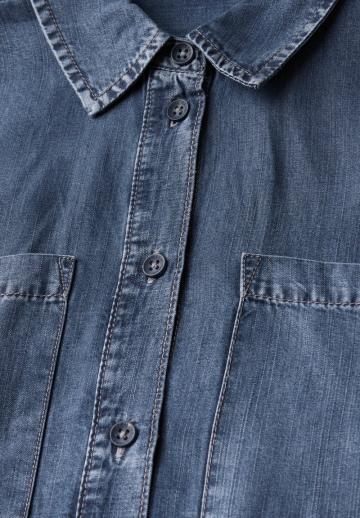 Джинсовое платье