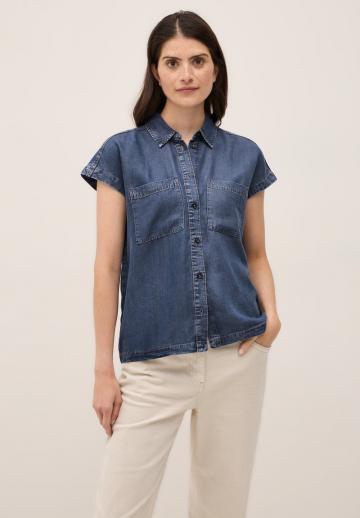 Джинсовая блузка