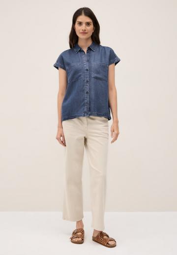 Джинсовая блузка