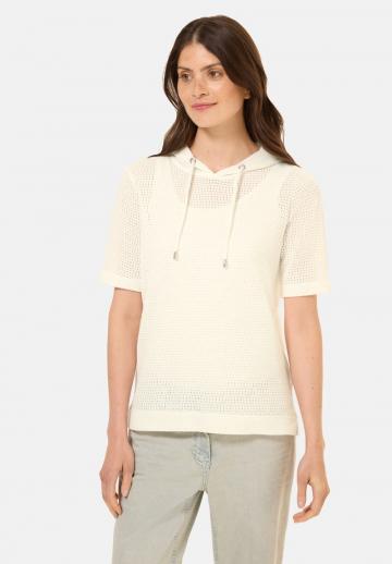 Пуловер с капюшоном