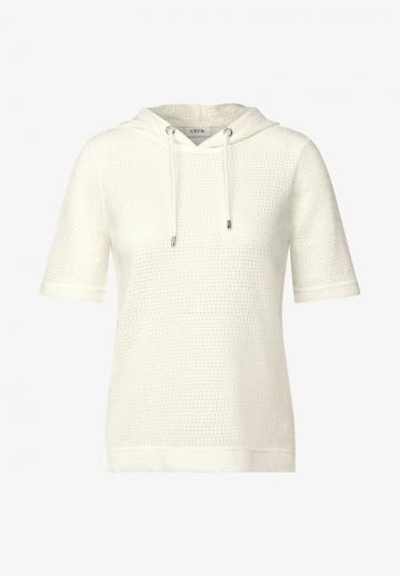 Пуловер с капюшоном