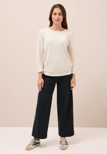 Пуловер с рукавом три четверти