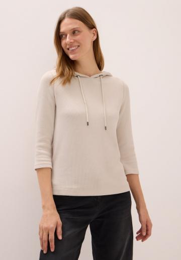 Пуловер с капюшоном