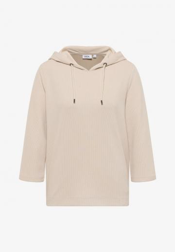 Пуловер с капюшоном