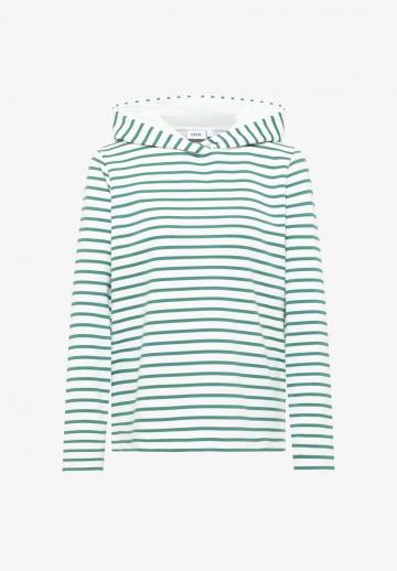 Пуловер с капюшоном