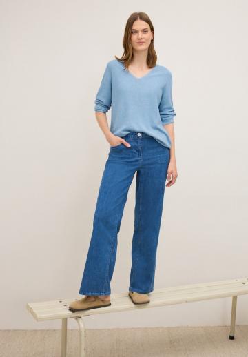 Пуловер с рукавом три четверти