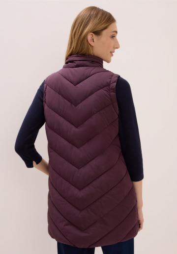 Длинный жилет