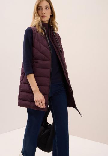 Длинный жилет