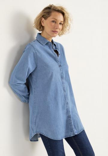 Джинсовая блузка