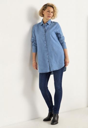 Джинсовая блузка