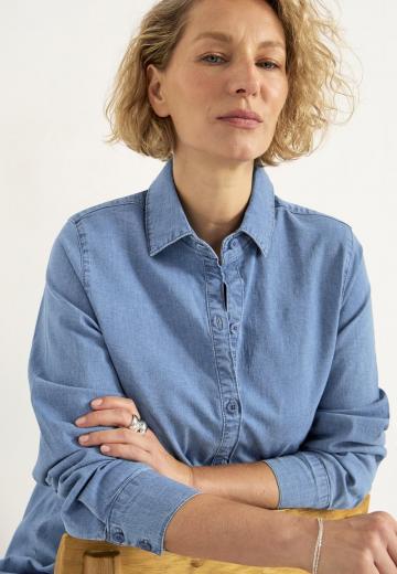 Джинсовая блузка