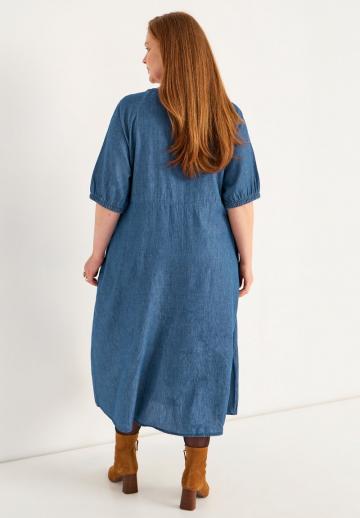 Джинсовое платье