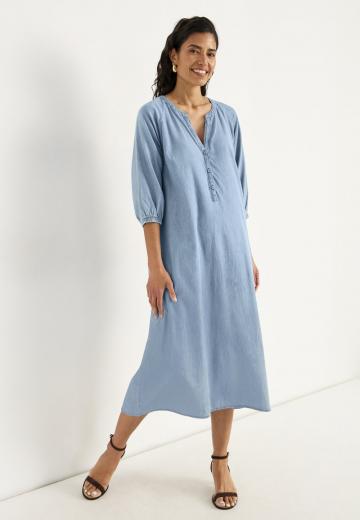 Джинсовое платье