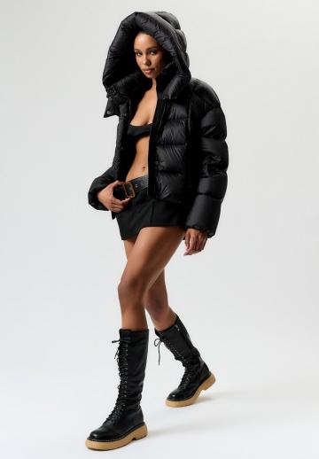 Сапоги на шнуровке