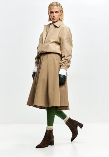 Полусапожки на высоком каблуке