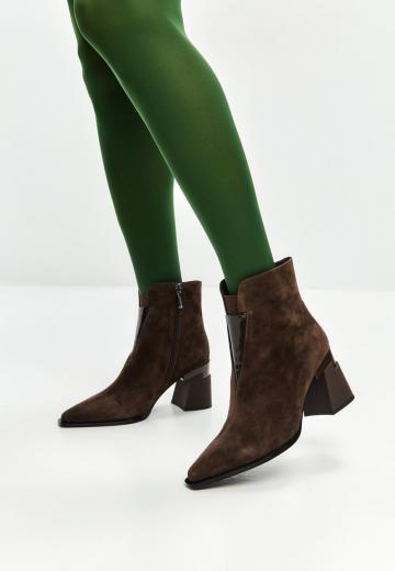 Полусапожки на высоком каблуке