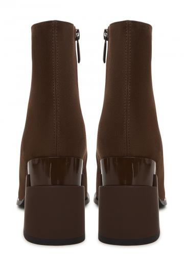 Полусапожки на высоком каблуке