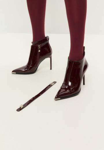 Полусапожки на высоком каблуке