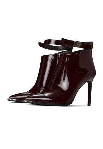 Полусапожки на высоком каблуке