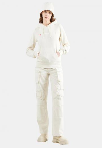 Пуловер с капюшоном