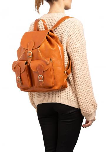 Кожаный рюкзак