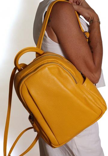 Кожаный рюкзак