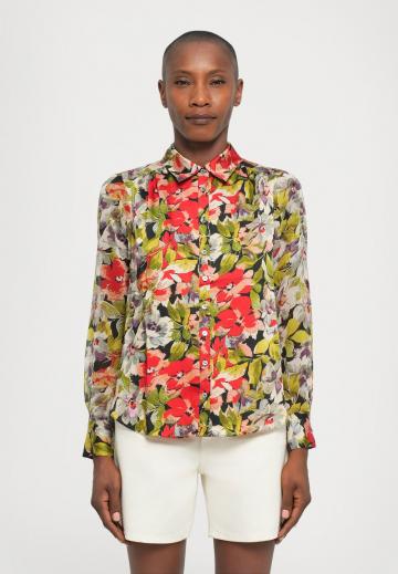 Атласная блузка