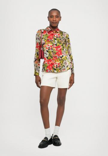 Атласная блузка