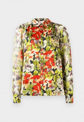 Атласная блузка