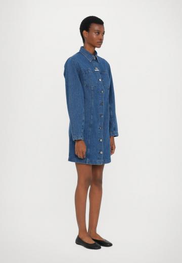 Джинсовое платье