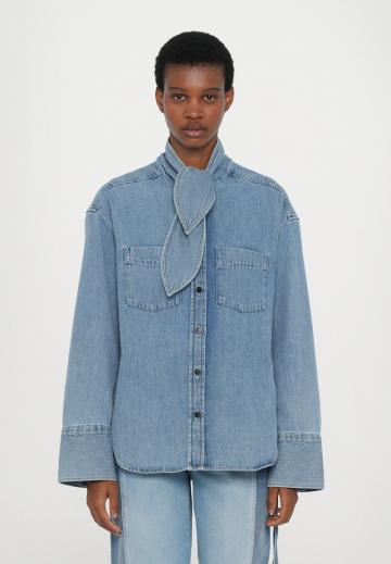 Джинсовая блузка