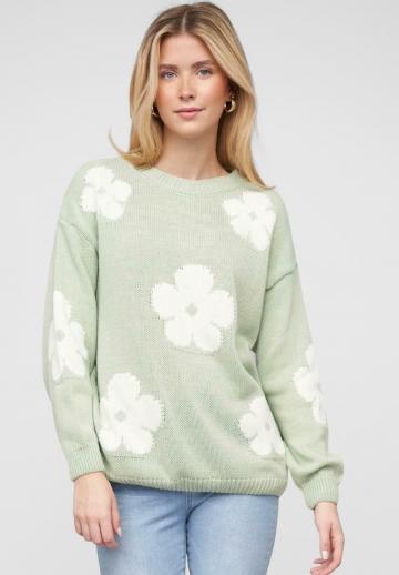 Длинный пуловер