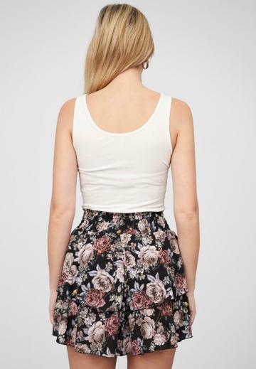 Юбка с воланами