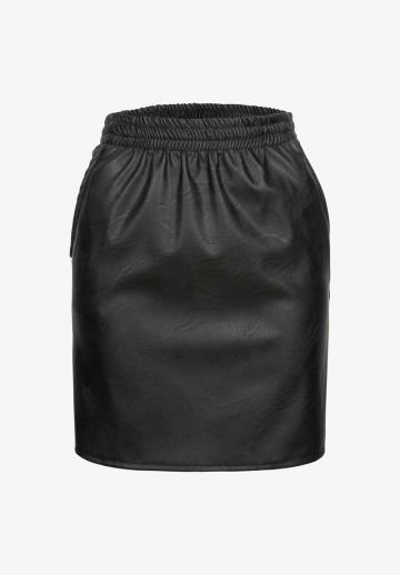 Кожаная юбка