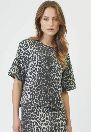 Джинсовая блузка