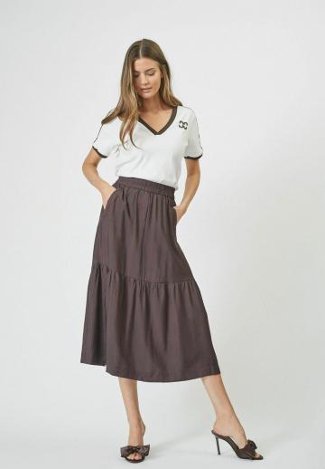 Юбка с воланами