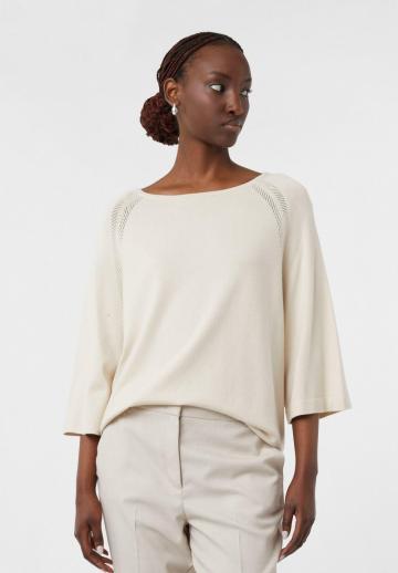 Пуловер с рукавом три четверти