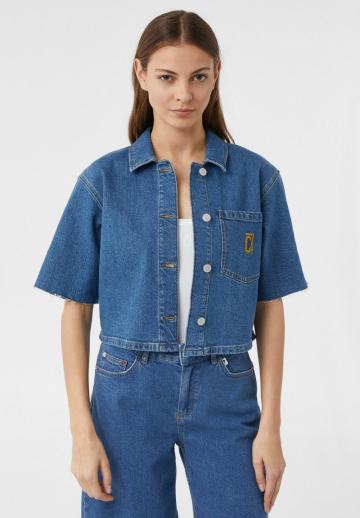 Джинсовая блузка