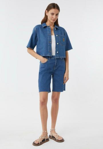 Джинсовая блузка