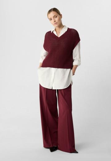 Пуловер без рукавов